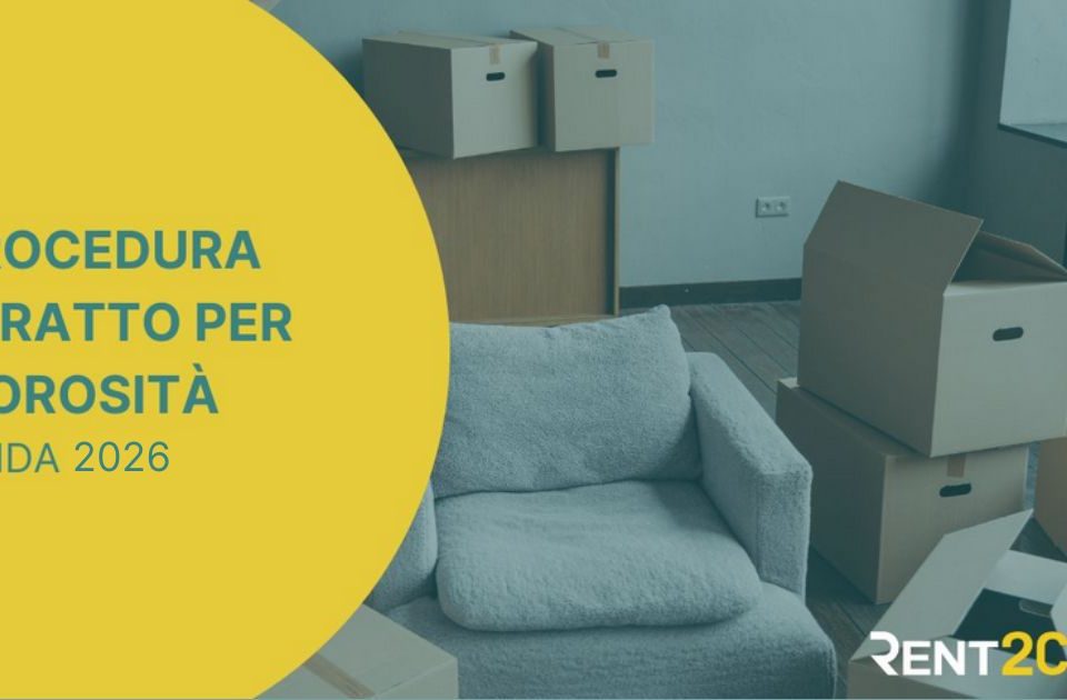 Illustrazione procedura di sfratto per morosità