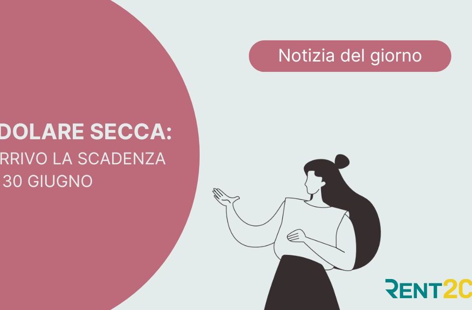 Illustrazione per flash news su Cedolare secca: in arrivo la scadenza del 30 giugno, pubblicata da Rent2Cash