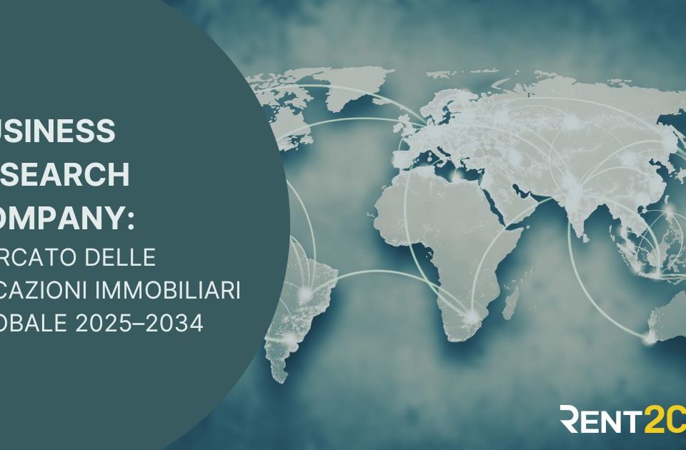 Illustrazione per affitti dal mondo su Mercato delle Locazioni Immobiliari 2025–2034: Trend Globali, Dati e Opportunità, pubblicata da Rent2Cash