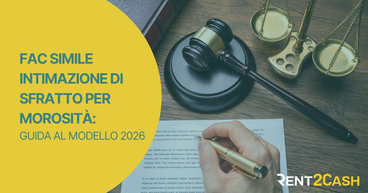 Illustrazione di Fac simile intimazione di sfratto per morosità con richiesta decreto ingiuntivo