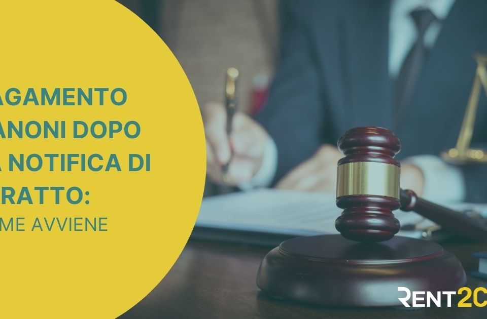 Illustrazione di pagamento canoni dopo notifica sfratto: cosa succede e chi paga le spese legali 