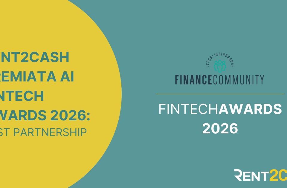 Rent2Cash premiata ai Fintech Awards 2026: Best Partnership dell’anno