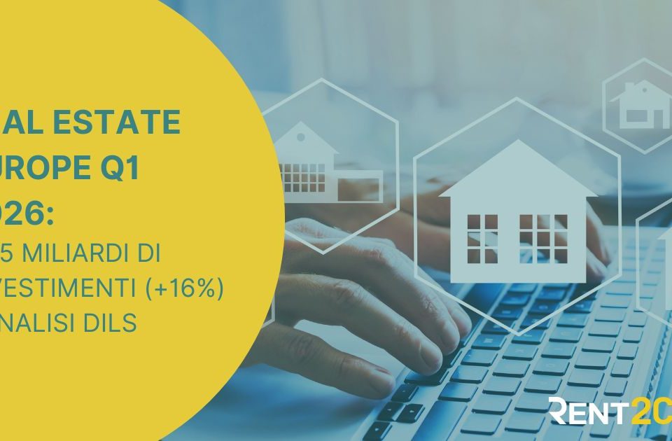Mercato immobiliare europeo Q1 2026: 38,5 miliardi di investimenti (+16%) e nuova centralità del capitale immobiliare